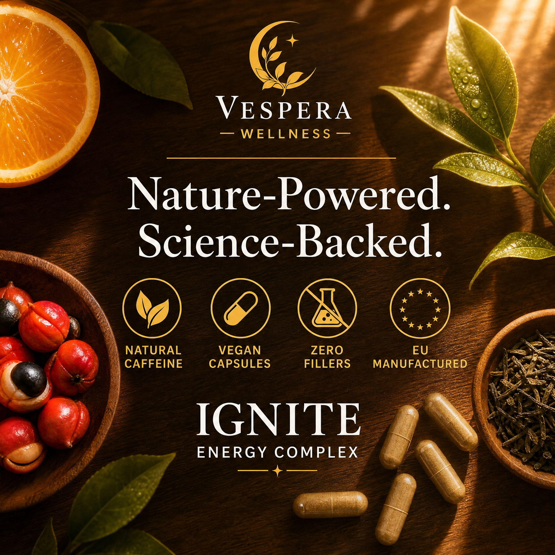 Vespera Ignite Energy Complex - 60 Capsules - Vespera Wellness