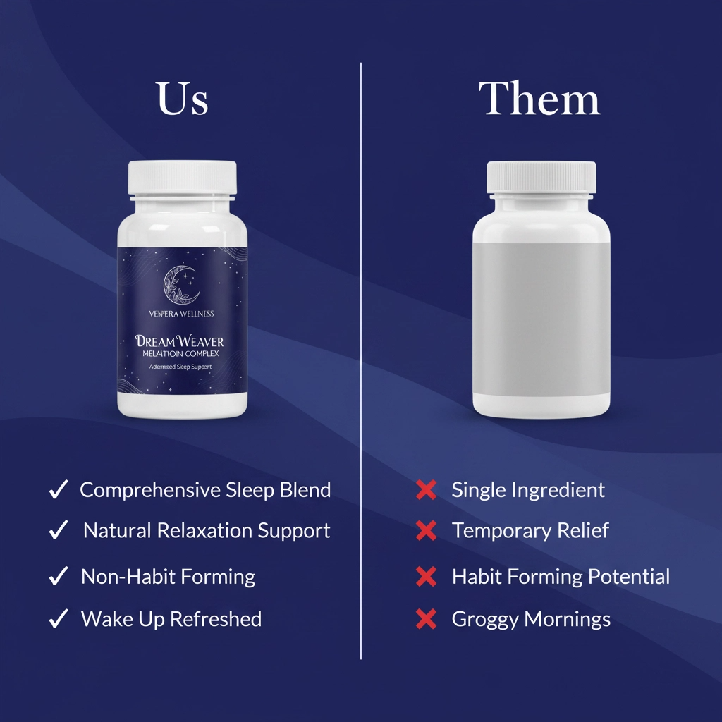Vespera Dream Weaver Melatonin Complex - 60 Capsules - Vespera Wellness