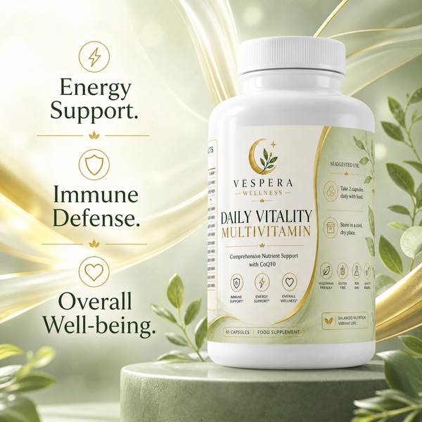 Vespera Daily Vitality Multivitamin - 120 Capsules - Vespera Wellness